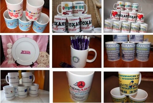 KUBKI reklamowe kubek z nadrukiem reklama 12 sztuk na Arena.pl