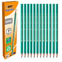 12 SZT x OŁÓWEK HB/2 BIC EVOLUTION ORIGINAL, WYKONANY Z ŻYWICY BEZDRZEWNEJ