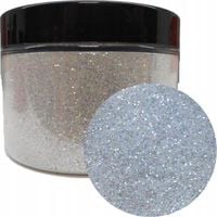 Brokat dekoracyjny BIAŁY HOLO 0,4mm 100G DO FARB TYNKÓW LAKIERÓW