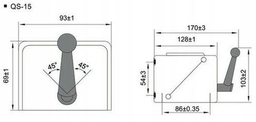 WŁĄCZNIK WYŁĄCZNIK ŁĄCZNIK KRZYWKOWY W OBUDOWIE LEWO PRAWO 3 FAZY 15A 380V na Arena.pl