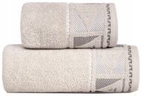 Ręcznik Yolo 70x130 Greno cappuccino geometryczny trójkąty