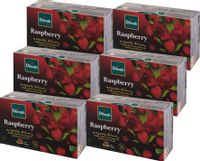 (x6) DILMAH Herbata Owocowa o Smaku Malinowym 20tb