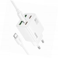 Ładowarka Hoco N56 30W 4 wejścia USB-C biała do Samsung Galaxy S26 Edge