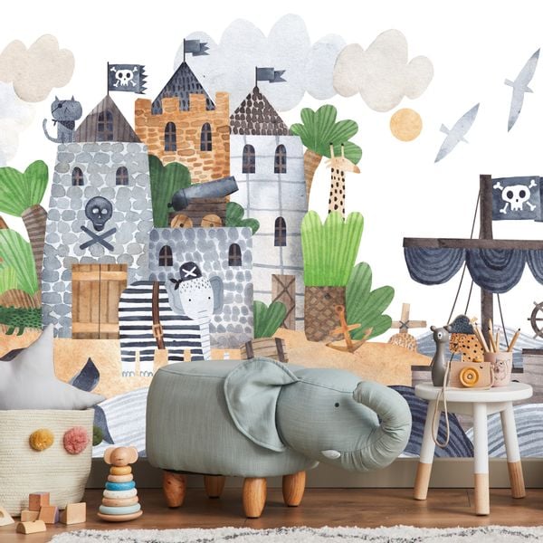 Fototapeta PIRACKA Forteca Wyspa Morze Twierdza 300cm x 210cm zdjęcie 4