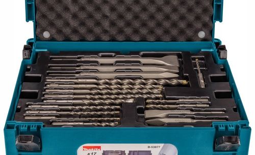 MAKITA Zestaw wierteł i dłut 17 sztuk SDS+ B-53877 w walizce MAKPAC 1 na Arena.pl