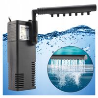 FILTR WEWNĘTRZNY DO AKWARIUM Z DESZCZOWNICĄ CICHY MOCNY 3W 40-80L