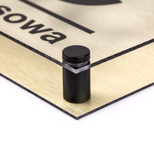 TABLICZKA Z NUMEREM DOMU | ADRESOWA | PLEKSA i ALUMINIUM + DYSTANSE i KOŁKI na Arena.pl