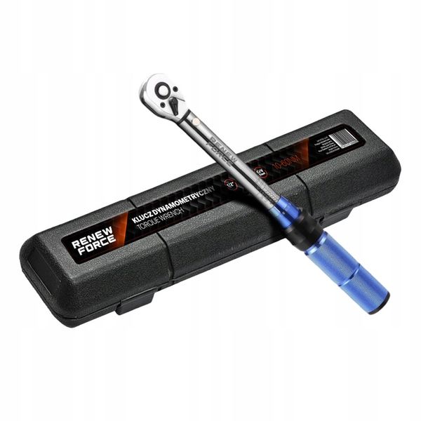 MOCNY Klucz Dynamometryczny z Blokadą Skala 1-2" 10-60nm Etui WYSOKA JAKOŚĆ zdjęcie 5