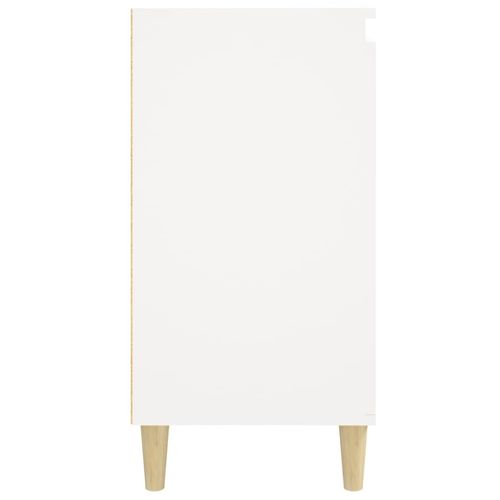 Szafka nocna, biała, 40x35x70 cm, materiał drewnopochodny na Arena.pl