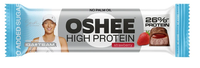 Oshee Baton proteinowy o smaku truskawkowym 49 g