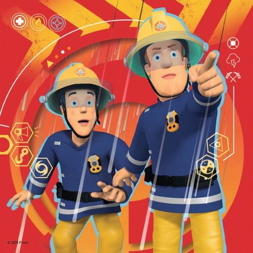 Ravensburger - Puzzle 3w1 Strażak Sam 70657 na Arena.pl