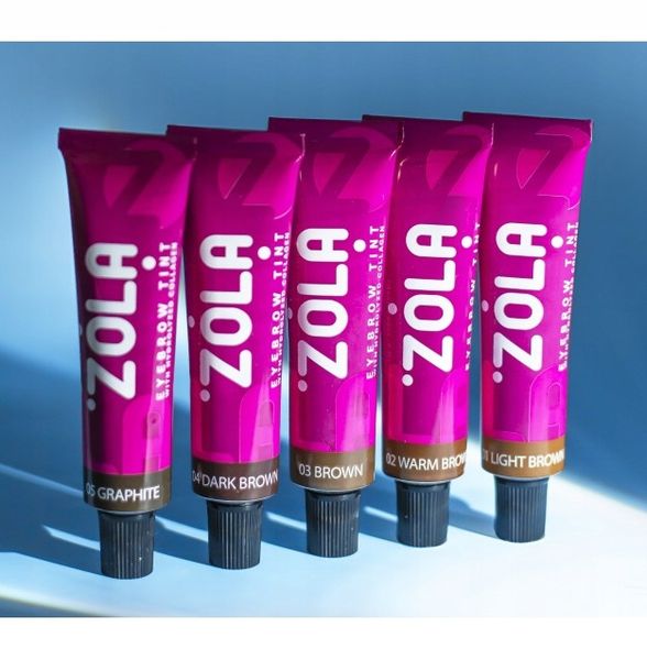 Farbka do brwi Zola 04 Dark brown, 15 ml zdjęcie 2