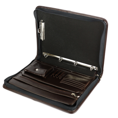 Aktówka skórzana - brąz KEMER na Arena.pl