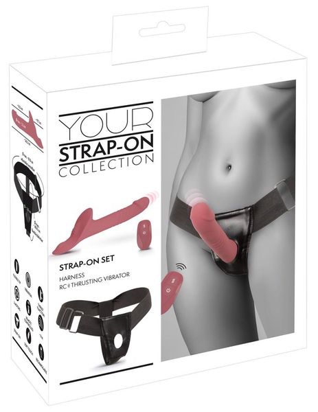 Your Strap-On Vibrator Pink zdjęcie 1