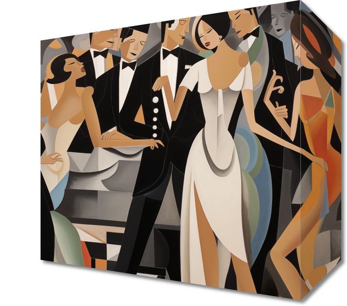 Obraz 20x20cm Bal w Art Deco zdjęcie 1