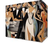 Obraz 20x20cm Bal w Art Deco
