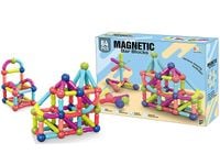 klocki magnetyczne 3d 64 elem 28 x 7,5 x 22cm