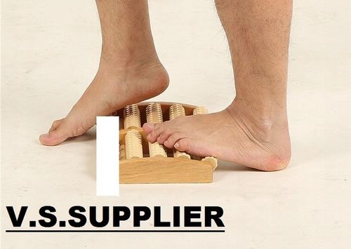 Masażer do stóp drewniany 10 rolek na Arena.pl