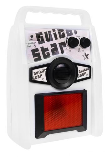 Zestaw Muzyczny Dla Dzieci 6+ Gitara Elektryczna + Wzmacniacz + Mikrofon na Arena.pl