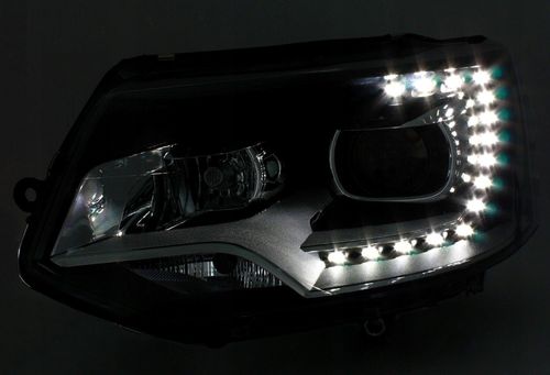LAMPY Reflektory VW T5 2010-15 DRL XENON LOOK na Arena.pl