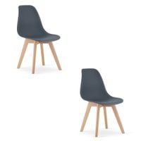 Krzesło KITO - dark slate x 2
