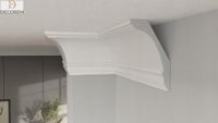 Listwa przysufitowa DLP45 8cm x 5cm gzyms sztukateria XPS faseta DECOREM