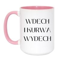 Duży Biało-Różowy 450 ml
