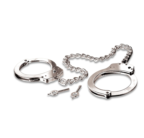 kajdanki fetish fantasy series metal leg cuffs silver pipedream na Arena.pl