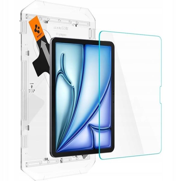Szkło hartowane Spigen do iPad Air 11" M2 2024, na ekran do etui +aplikator zdjęcie 1