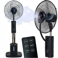 WENTYLATOR WIATRAK STOJĄCY 90W 16" Z MGIEŁKĄ KLIMATOR NAWILŻACZ POWIETRZA