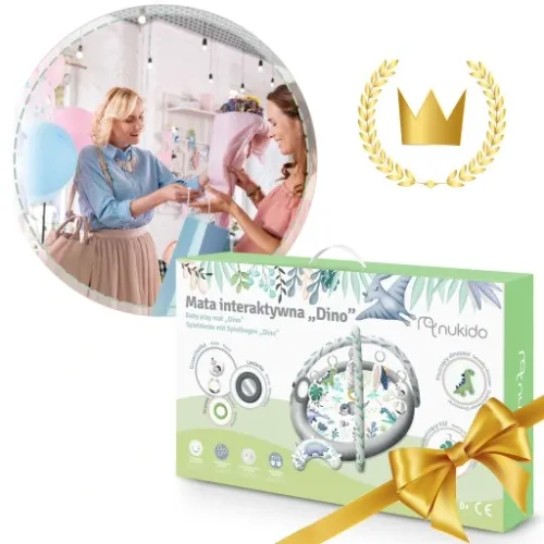 MATA EDUKACYJNA INTERAKTYWNA DLA NIEMOWLĄT KOKON KOJEC GNIAZDO NUKIDO na Arena.pl