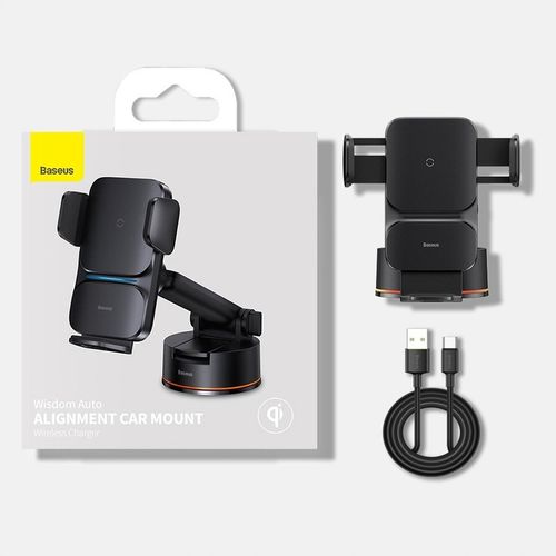 BASEUS ŁADOWARKA INDUKCYJNA UCHWYT SAMOCHODOWY NA SZYBĘ KOKPIT SZYBKA 15W na Arena.pl
