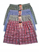 Szorty Bawełniane Męskie Luźne z Guziczkiem XXL przewiewne Majtki do