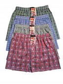 Szorty Bawełniane Męskie Luźne z Guziczkiem XXL przewiewne Majtki do