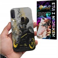 ETUI CASE DO SAMSUNG A40 - MOTOR FAN Motocykle MĘSKIE WZORY PLECKI