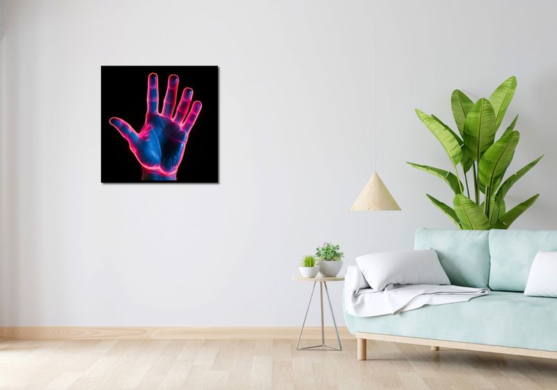 Plakat 70x70cm Dotyk Przyszłości zdjęcie 4