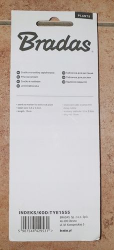 60x ETYKIETY TABLICZKI ZNACZNIK DO ROŚLIN SADZONEK na Arena.pl