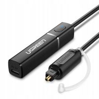 2 x UGREEN TRANSMITER AUDIO TOSLINK OPTYCZNY MICRO USB BLUETOOTH 5.0 APTX A