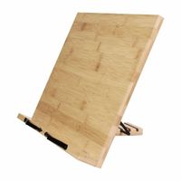 Stojak na książki, bambusowy, wymiary: 39 x 28 x 4,2 cm