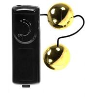 Złote Kule Miłości Z Wibracją - Orgasm Vibrating Balls