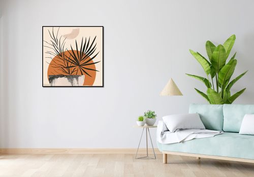 Plakat 80x80cm Palmowy Zachód na Arena.pl