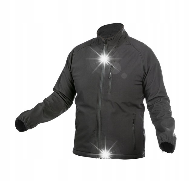 BIESE kurtka softshell czarna 2XL Hoegert Technik zdjęcie 1