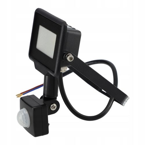 Naświetlacz LED SLIM 10W halogen z CZUJNIK RUCHU i zmierzchu reflektor na Arena.pl