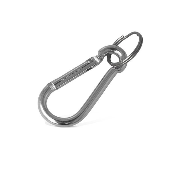 Karabińczyk FOX 7 Aluminiowy IO-30707 Srebrny 7 cm zdjęcie 1