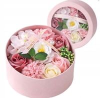 RÓŻE MYDLANE KWIATY FLOWER BOX BUKIET NA OKAZJE PUDEŁKO RÓŻA PREZENT