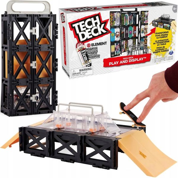 SKATEPARK FINGERBOARD RAMPA ELEMENT TECH DECK + DESKOROLKA ELEMENT zdjęcie 1