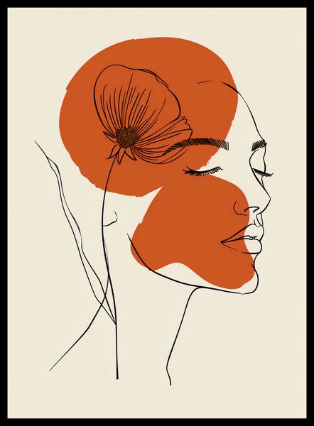 Plakat 40x55cm Ciepło Kwiatu zdjęcie 2