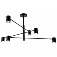 Lampa sufitowa SNOW LP-731/6P BK Light Prestige metalowe sticks czarne