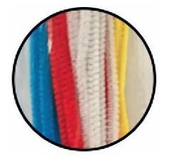 druty druciki pluszowe kreatywne 40szt.  mix kolorów DP-1236 na Arena.pl