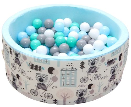 Suchy basen z piłkami kulkami 200szt dla dzieci piłeczkami 80x30 kojec na Arena.pl